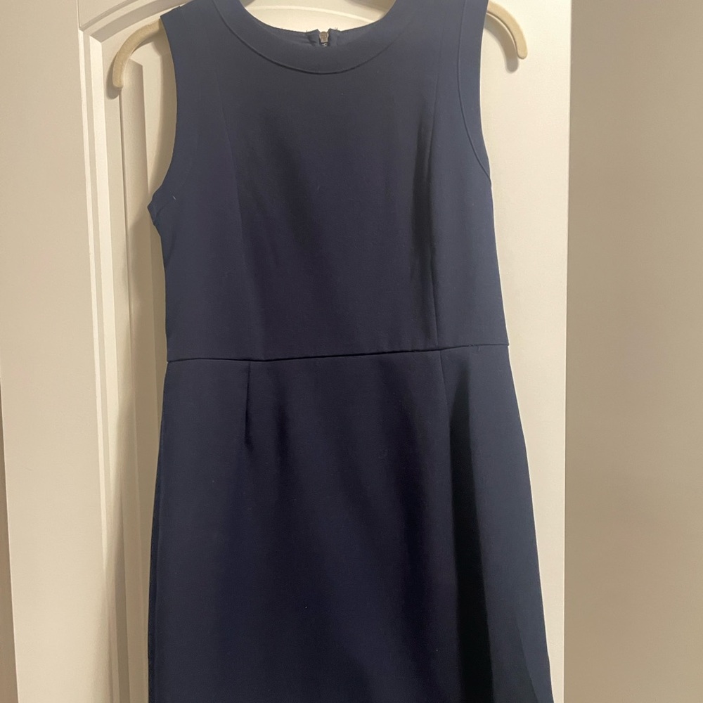 Elegant Navy Blue Dress